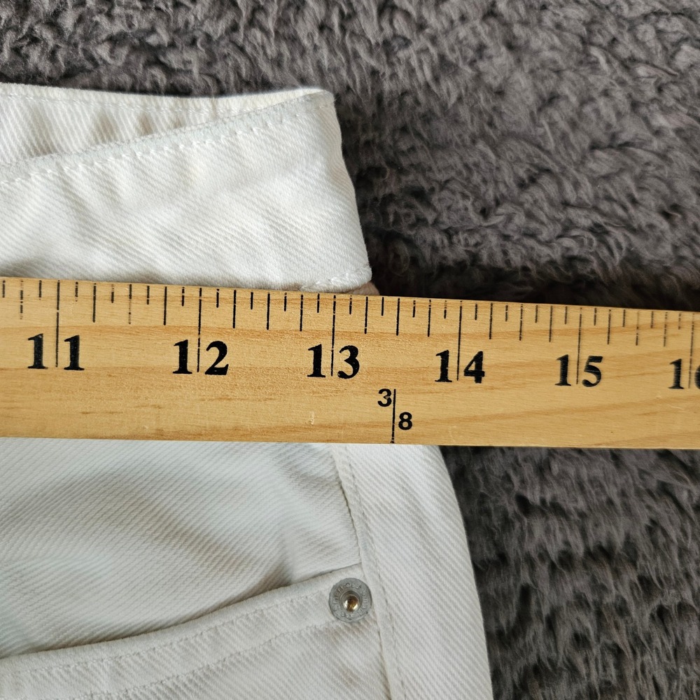 Reformation Fawcett Jean White Button Fly Wide Leg Denim Womens Size 25 - Picture 2 of 10